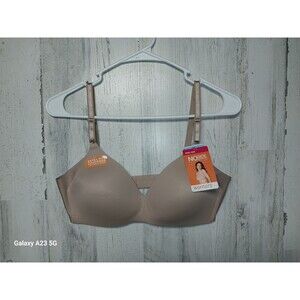 Warners No Side Effects Wire-Free T-Shirt Bra 01056-212 Size 34C Lightly Lined